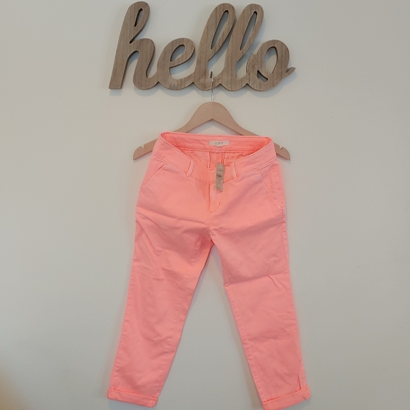 LOFT Pants - NWT Bright Coral LOFT Pants (2P)